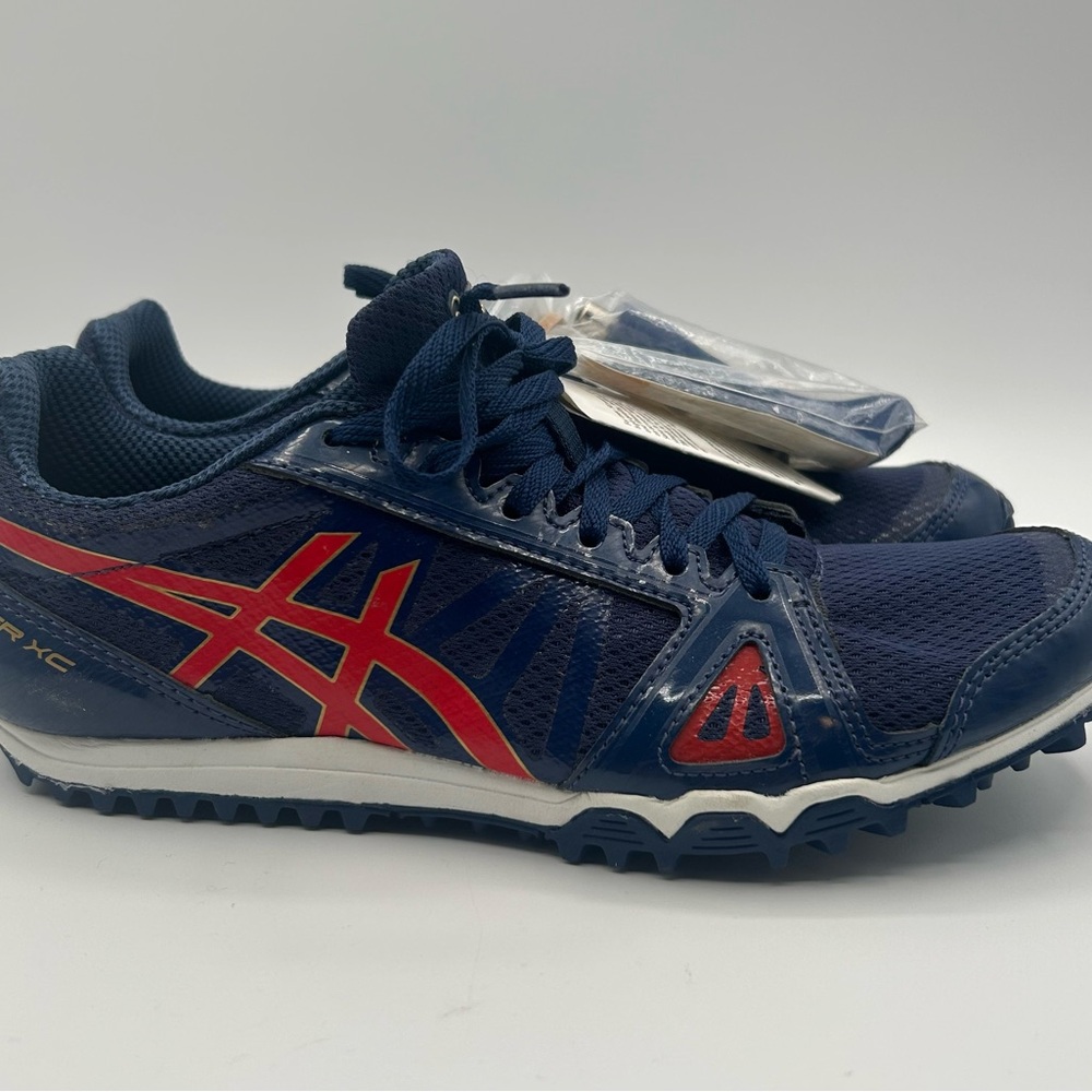 ASICS G509Y Size 6/ US Dark Blue Red Hyper XC Track Field Spikes